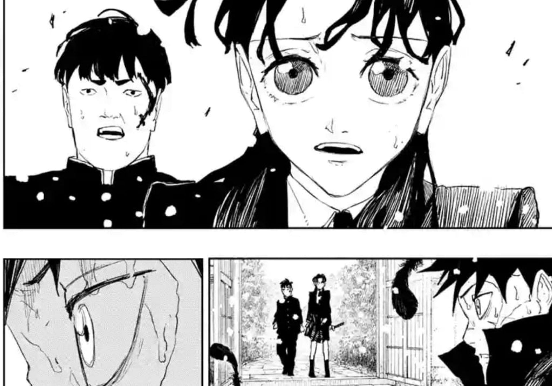 Iori and Ikura in the chapter (Image via Shueisha)